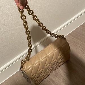 Zara Quilted Shoulder Bag